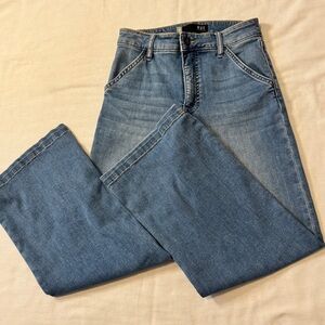 Kut From the Kloth 00 Meg Fab Ab Wide Leg High Rise JEANS Retro Mom Y2K